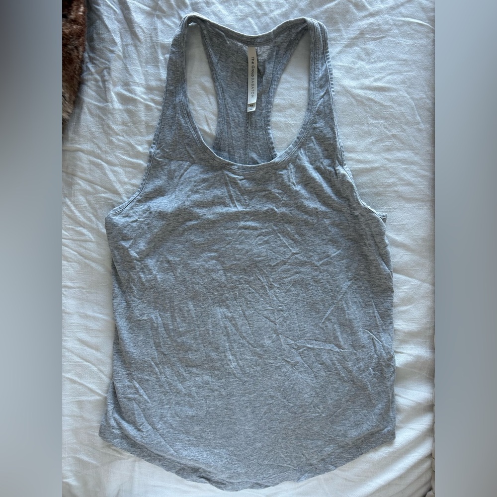 Babaton - Grey Racerback Tank